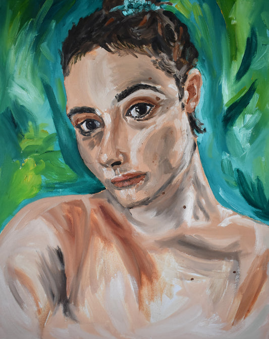 Nephthys Original Oil Painting on Canvas